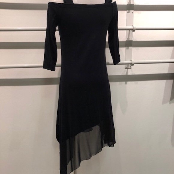 Pavo Sabor Jersey Dress with Chiffon - Picture 5 of 5